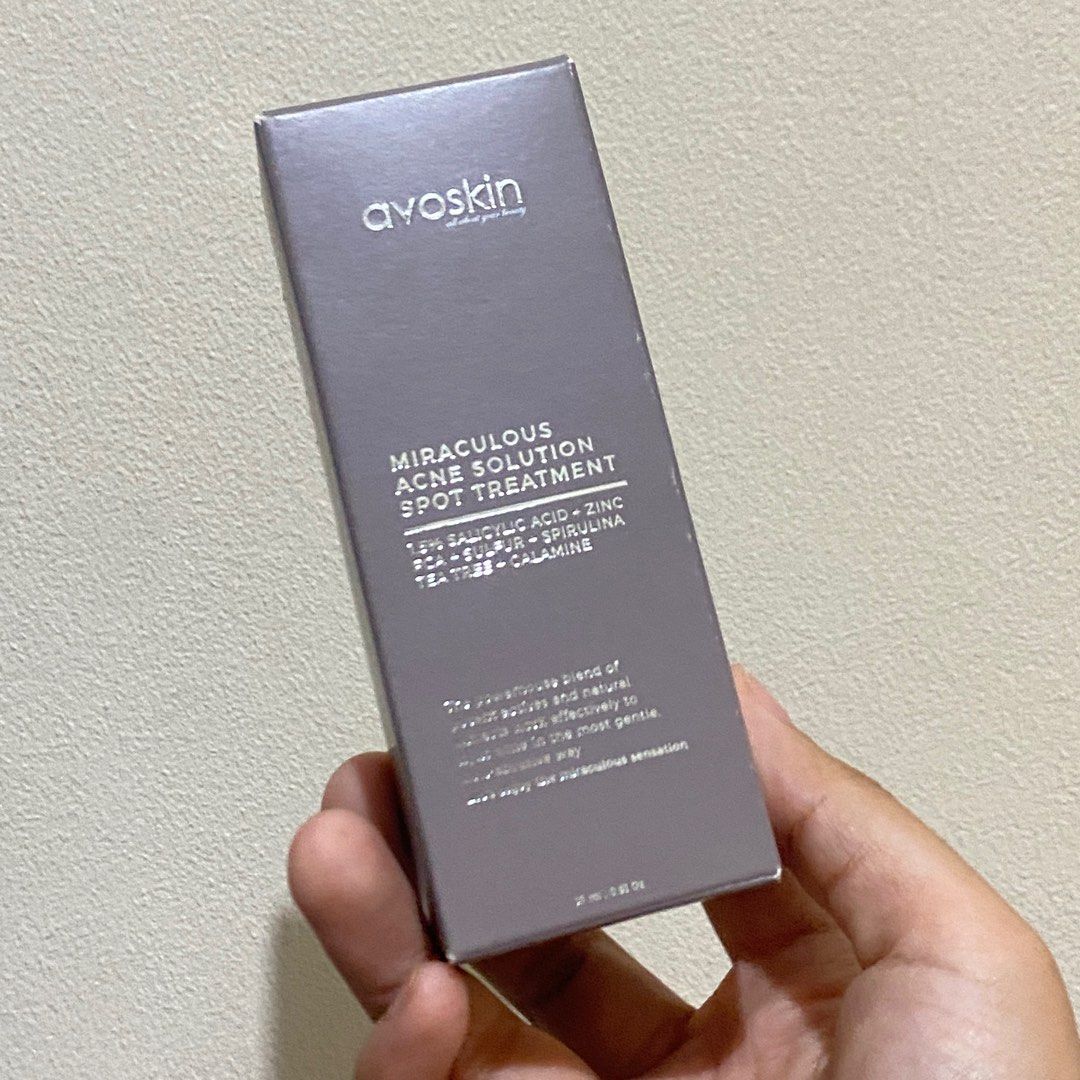 (NEW) Avoskin Miraculous Acne Solution Spot Treatment, Kesehatan ...