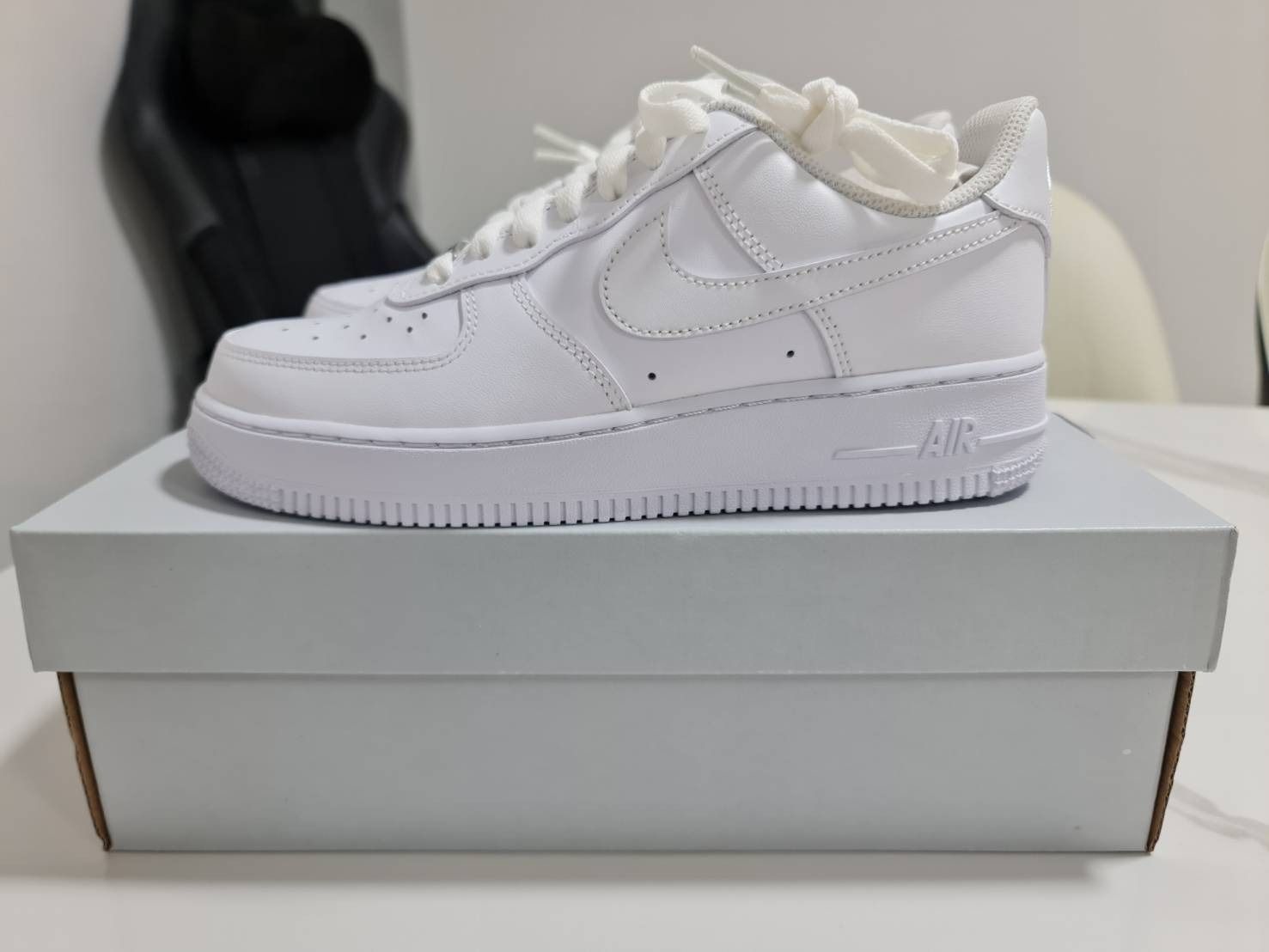 Nike Air Force 1 07 White Luxury Sneakers Footwear on Carousell