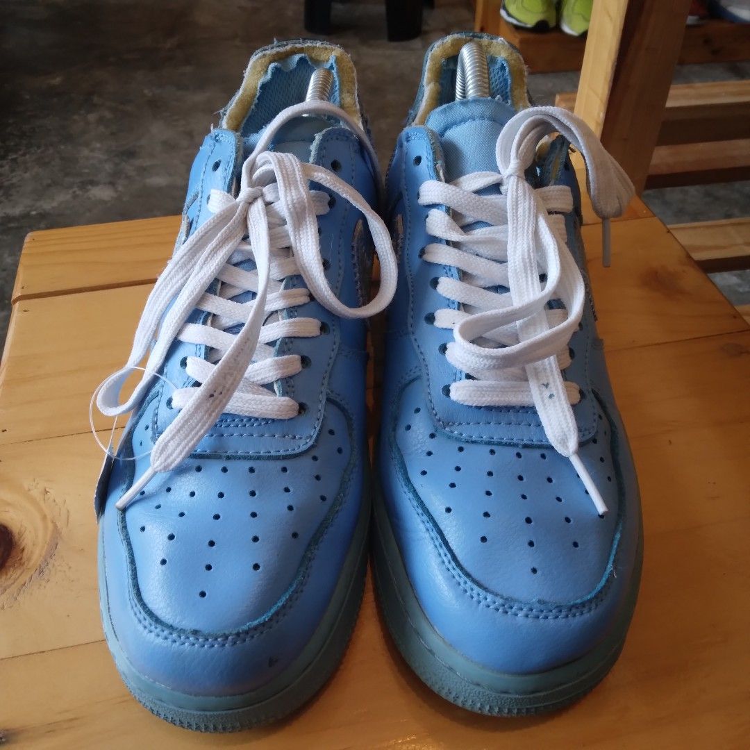 Baby blue off deals white air force 1