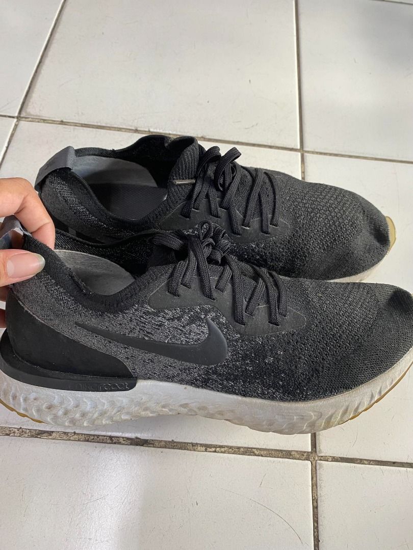 Nike Epic React Flyknit Black Dark Grey (Category: Sneakers) located in Pasig City. Submitted by bootsoftravel_ph (Listing ID 1263181243, Image 1). Description: Nike Epic React Flyknit Black Dark Grey Used - Good FOR SALE No box Issue: need wash Very Good condition Price 1,900 size 10us Can do meetups; Pasig, Mandaluyong, Marikina, Manila, Taguig, Taytay, Cainta *Could also do shipping(lalamove) Jrs. Lbc.