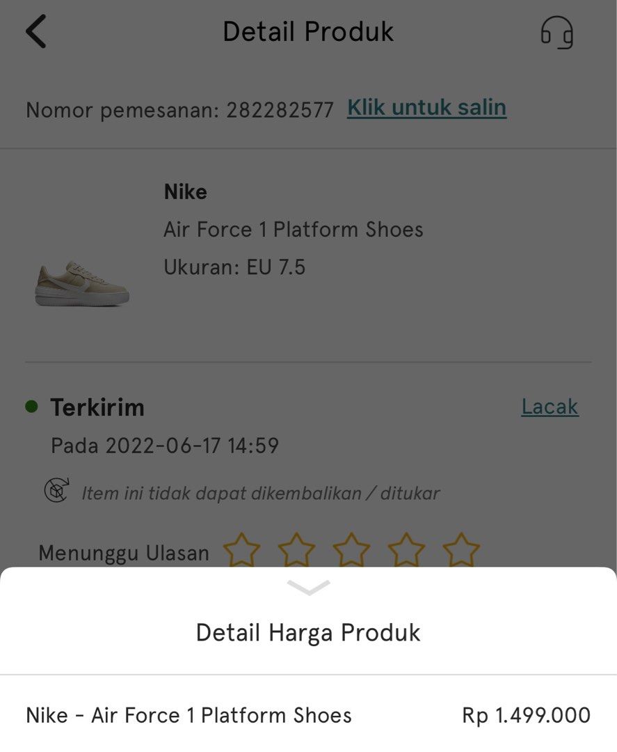 Nike Force 1 Platform Shoes by Zalora Fesyen Wanita Sepatu di