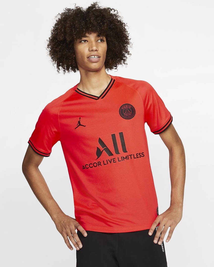 Nike Jordan PSG Away T Shirt Size Men s Fashion Tops Sets
