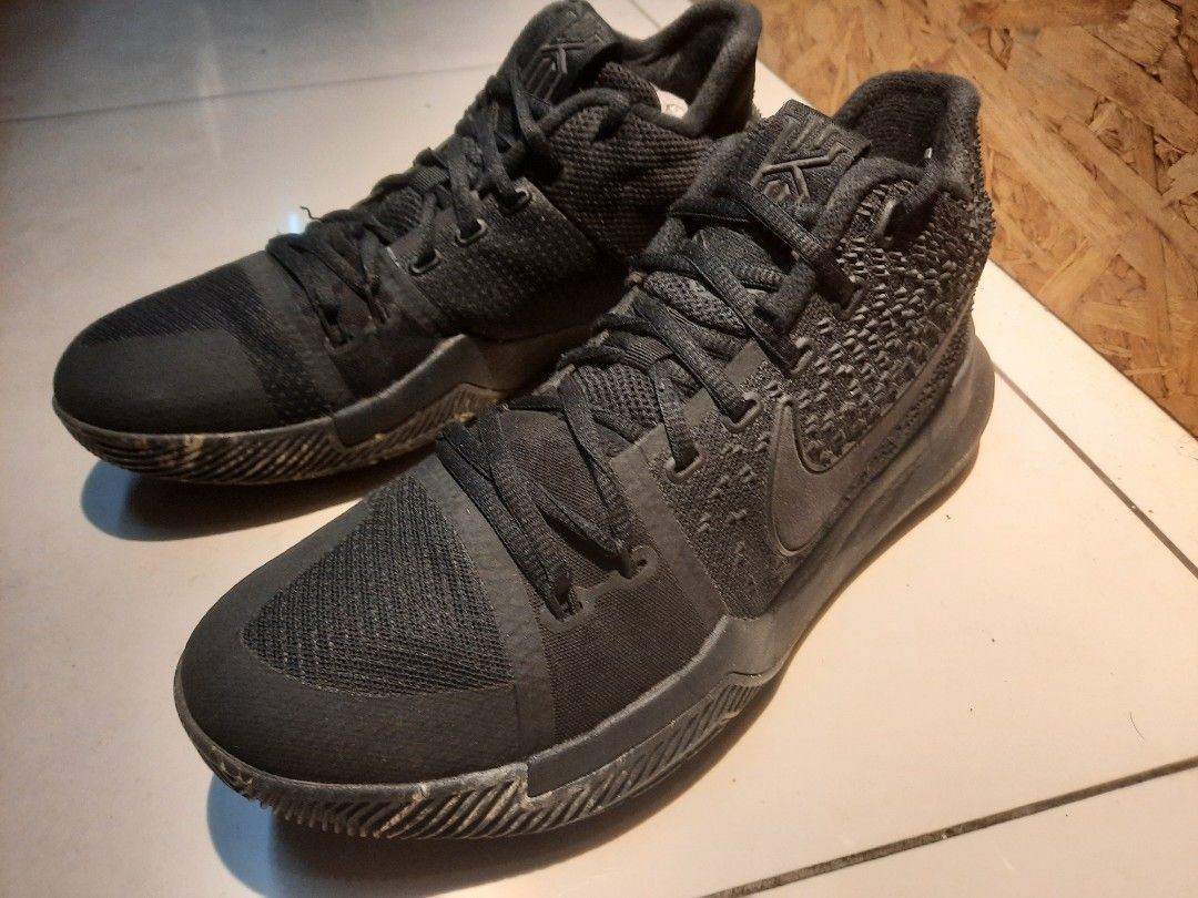 Kyrie 3 triple black marble hot sale