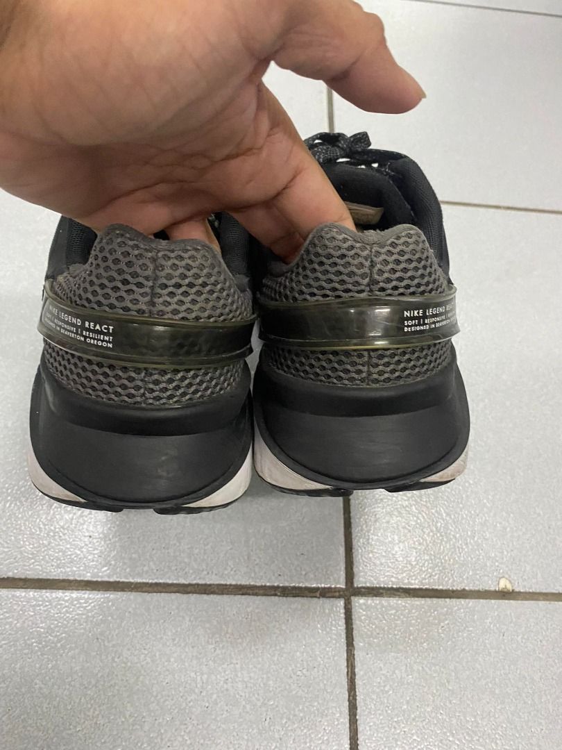 Nike Legend React 3 Black White (Women's) (Category: Sneakers) located in Pasig City. Submitted by bootsoftravel_ph (Listing ID 1263181923, Image 2). Description: Nike Legend React 3 Black White (Women's) Used - Good FOR SALE No box Issue: used Very Good condition Price 1,800 size 8.5us Can do meetups; Pasig, Mandaluyong, Marikina, Manila, Taguig, Taytay, Cainta *Could also do shipping(lalamove) Jrs. Lbc.