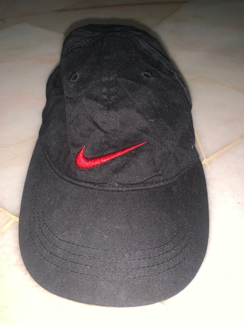 Nike Original Embroidery Fitted Full Cap Dad Hat Velcro Vintage