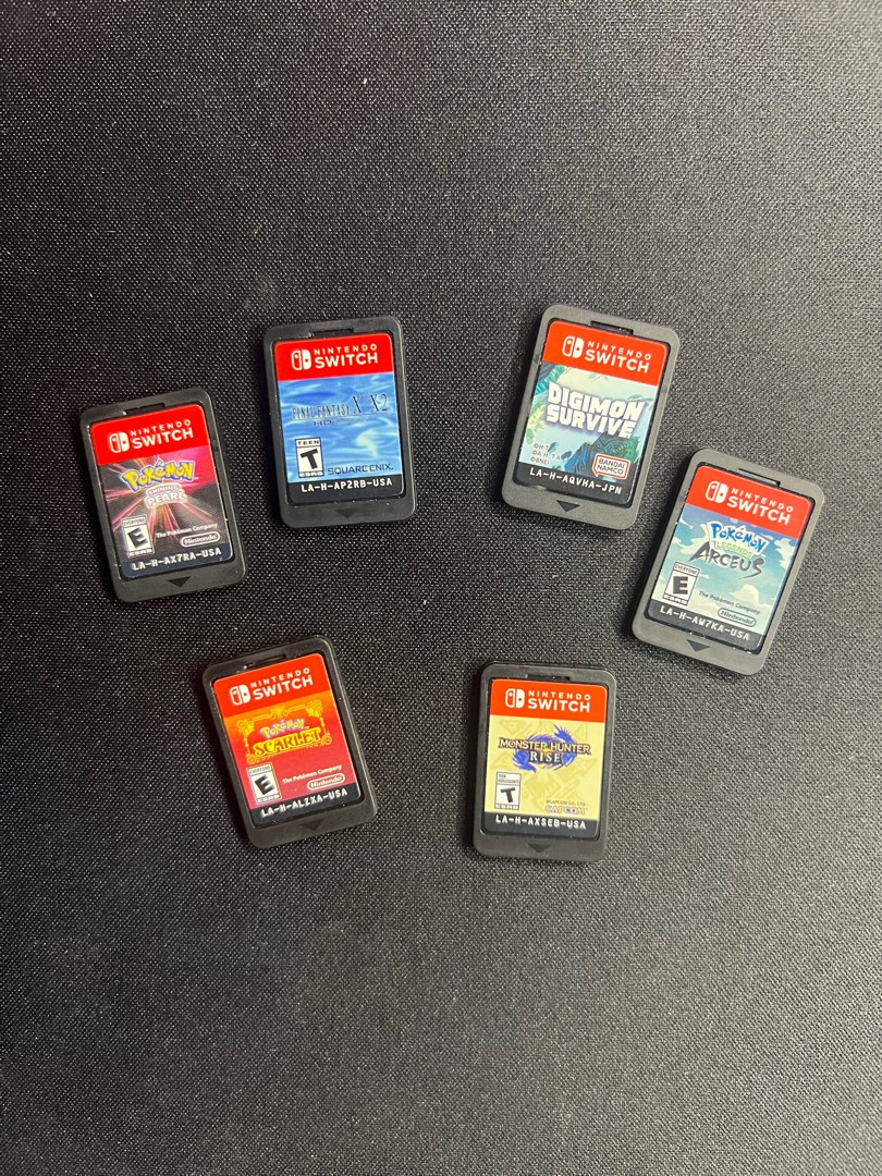 Nintendo Switch games/cartridges, Video Gaming, Video Games, Nintendo