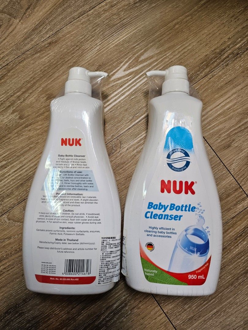 Nuk baby bottle cleanser 950ml top