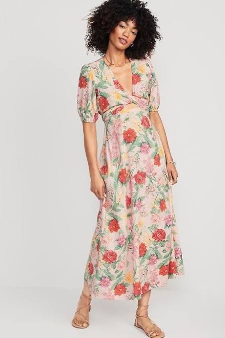 Old navy pink floral dress hotsell