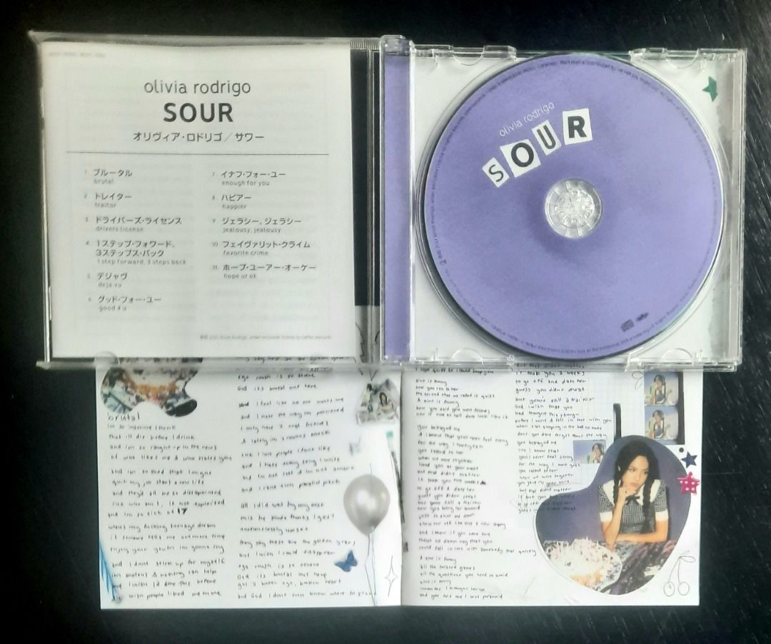 Olivia Rodrigo – Sour UICF-9070 (Japanese Used CD. 2021 Pressing