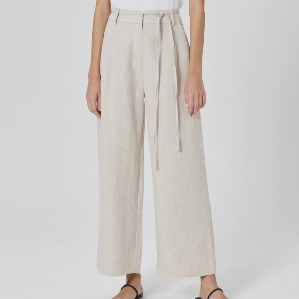 Linen Belted Pants