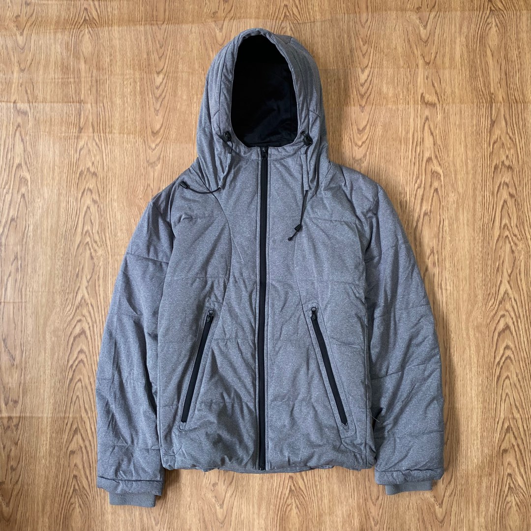 Outdoor Puffer Jacket, Fesyen Pria, Pakaian , Baju Luaran di Carousell