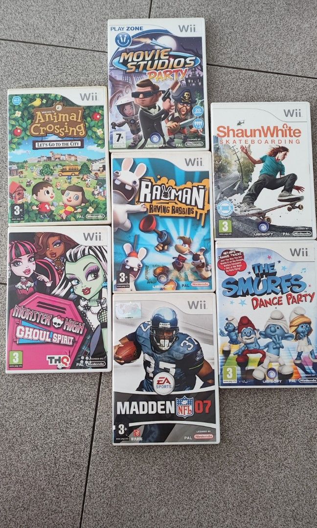 PAL Wii game bundle, Video Gaming, Video Games, Nintendo on Carousell