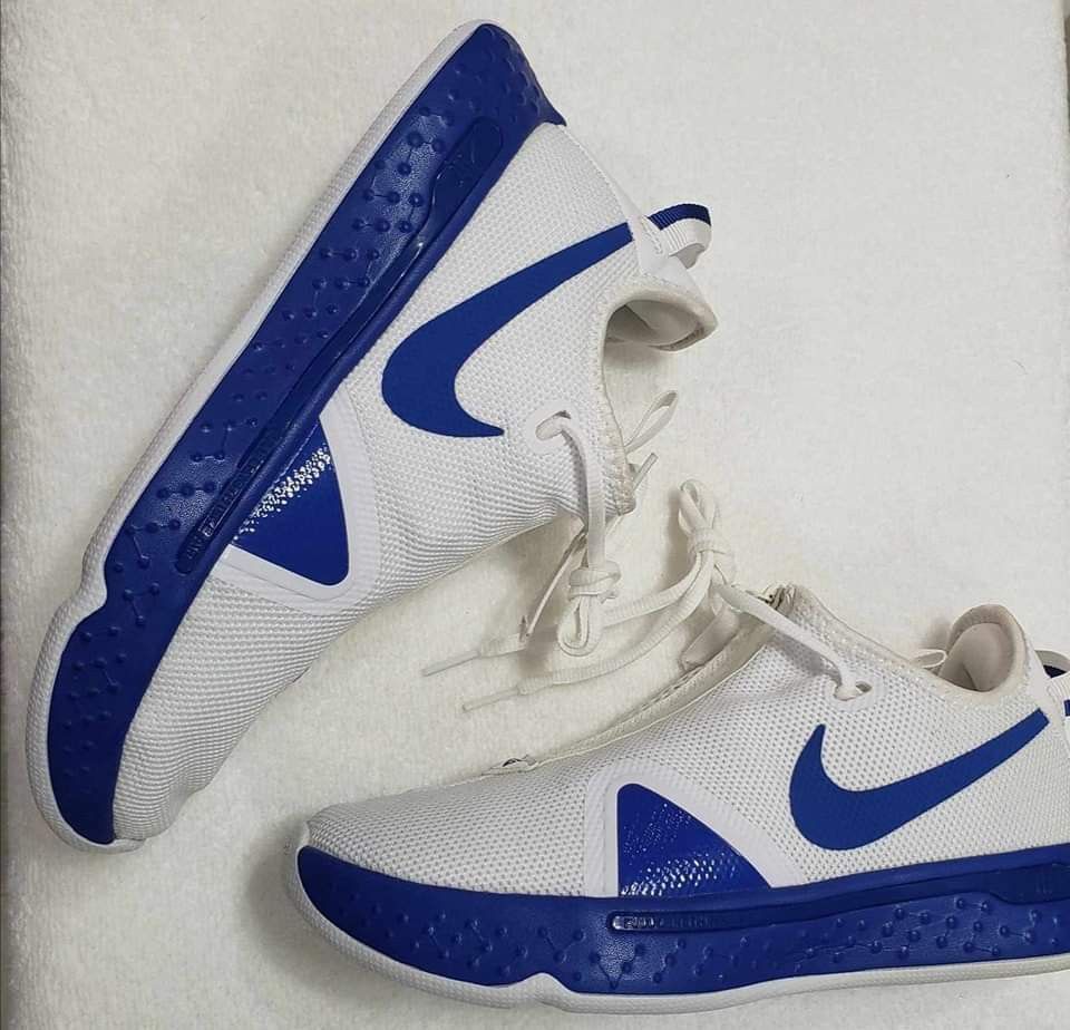 Paul george shoes kids white on sale