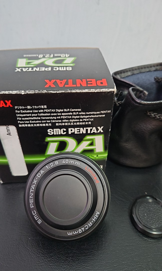 Pentax DA 40mm f2.8 Limited, 攝影器材, 鏡頭及裝備- Carousell