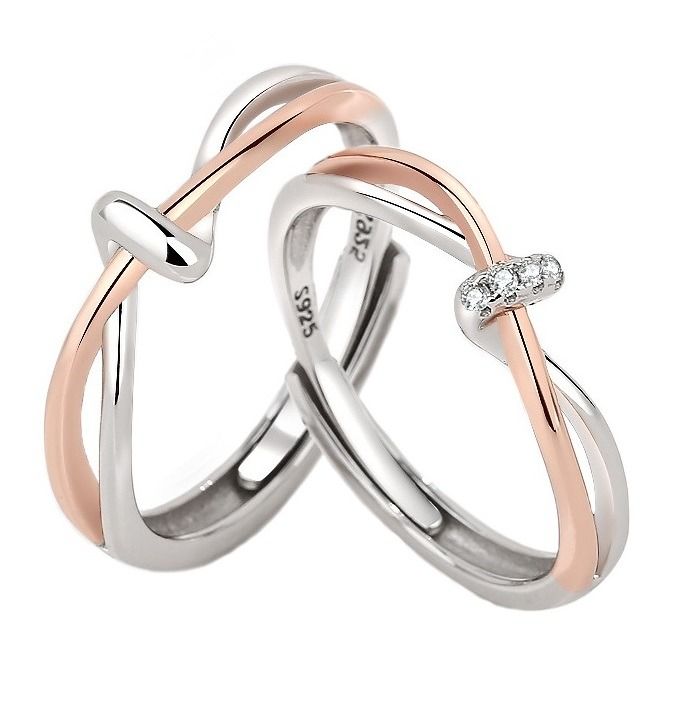 Personalized Engrave 925 Sterling Silver Classy Lover Knot