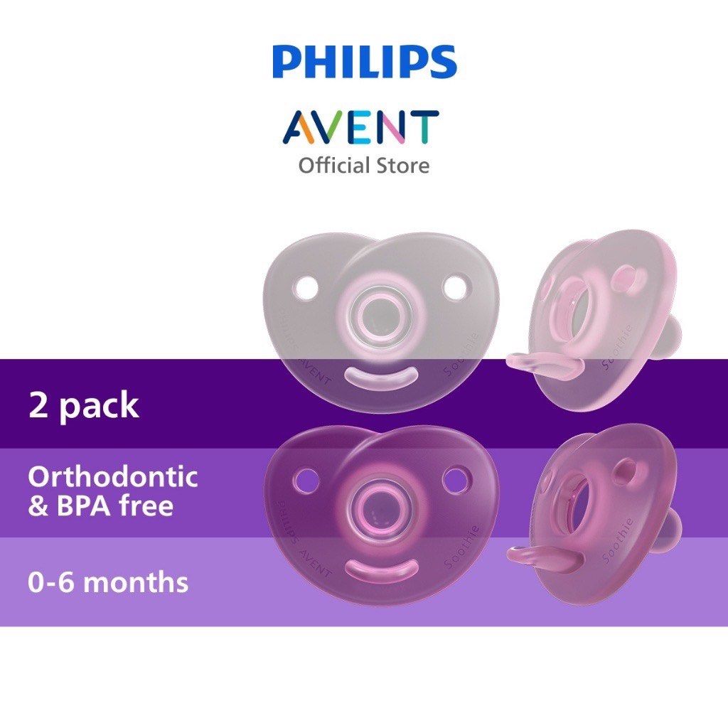 Philips Avent Soothie 0 6m 1 pc purple Babies Kids