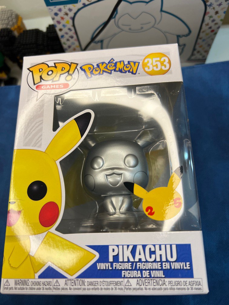 Funko POP Games Pokemon Pikachu 353 Silver