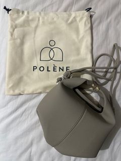 Polène | Bag - numéro Dix - Monochrome Chalk Textured Leather