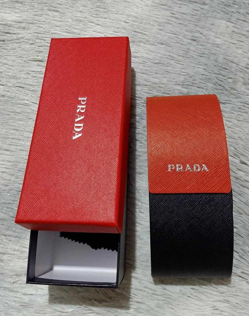 PRADA SUNGLASS CASE SET, Luxury, Accessories on Carousell