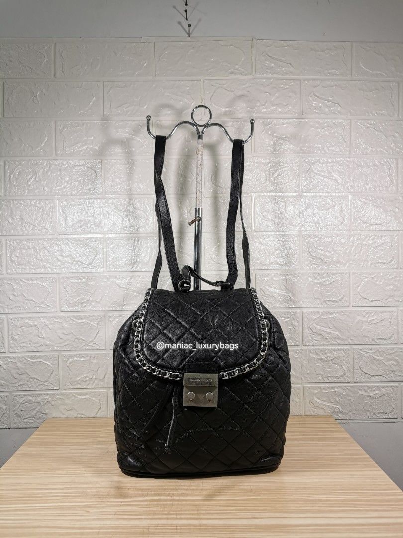 Michael kors quilted backpack cheap