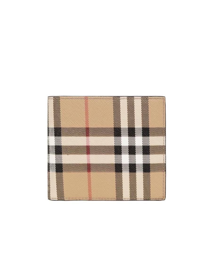 Burberry checkered wallet 2025