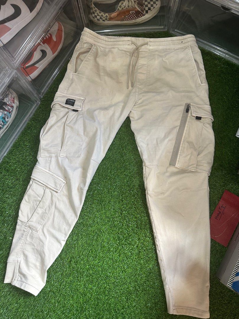 Pull Bear Cargo Multipocket Jogger Pants