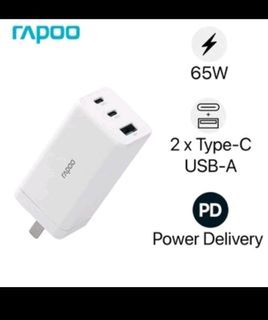 Rapoo original pa65l gan charger