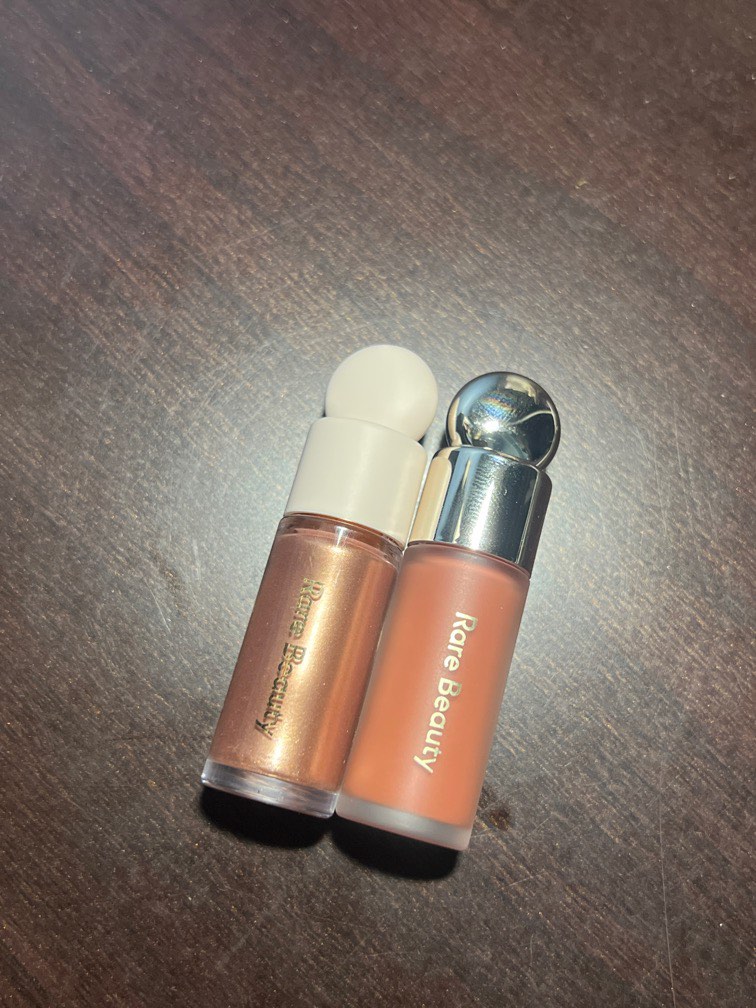 rare beauty mini blush & highlighter, Beauty & Personal Care, Face, Makeup on Carousell