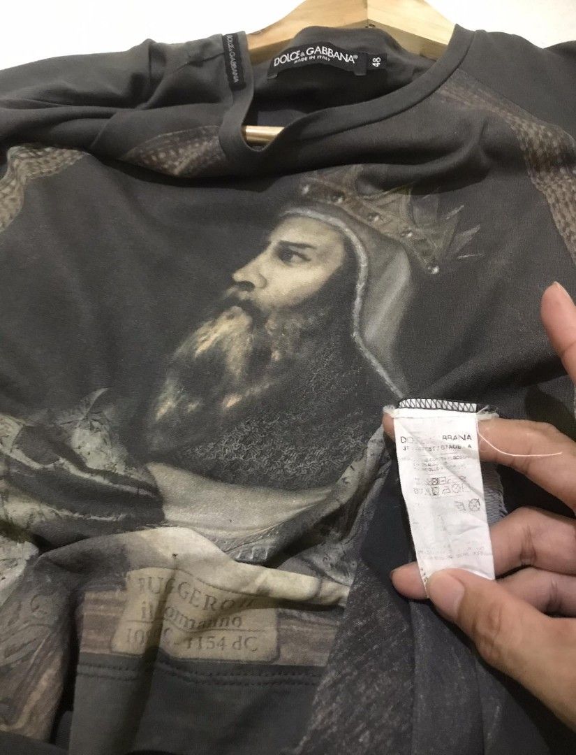 Rare dolce gabbana aop brand shirt Luxury Apparel on Carousell
