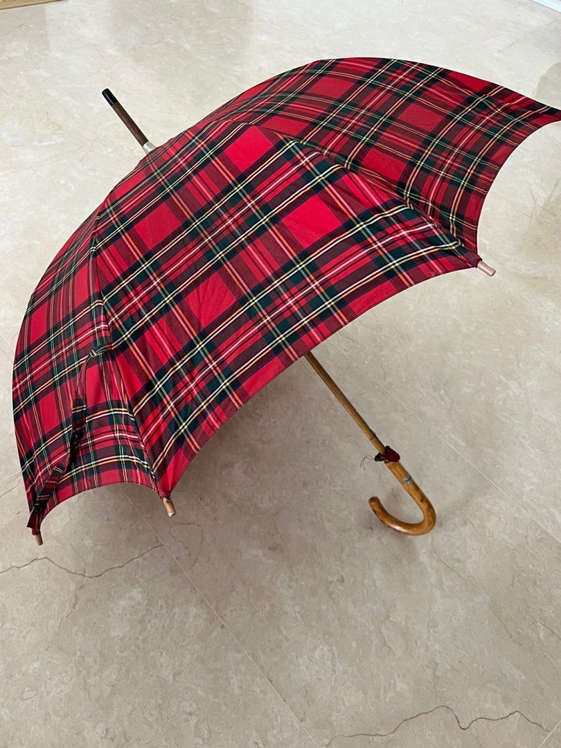 Rare T. Anthony New York Tartan Plaid Umbrella similar to