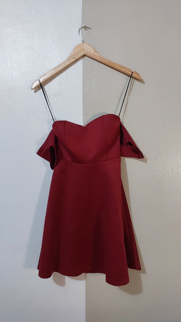 Red Tube Ombre Dress main image 1
