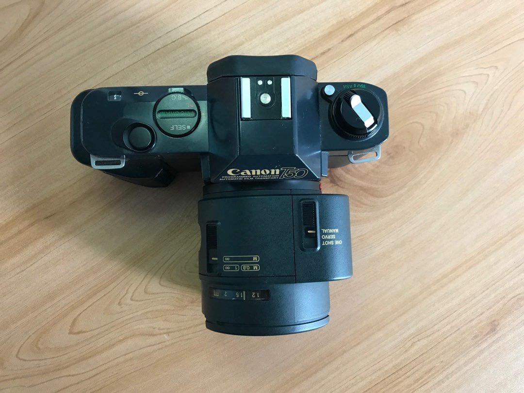 Retro Vintage Film SLR Canon T50 with Canon AC 3570mm F4.5