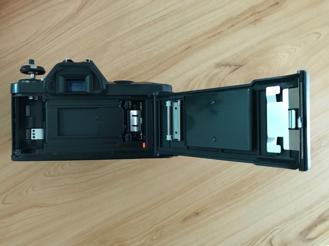 Retro Vintage Film SLR Canon T50 with Canon AC 3570mm F4.5