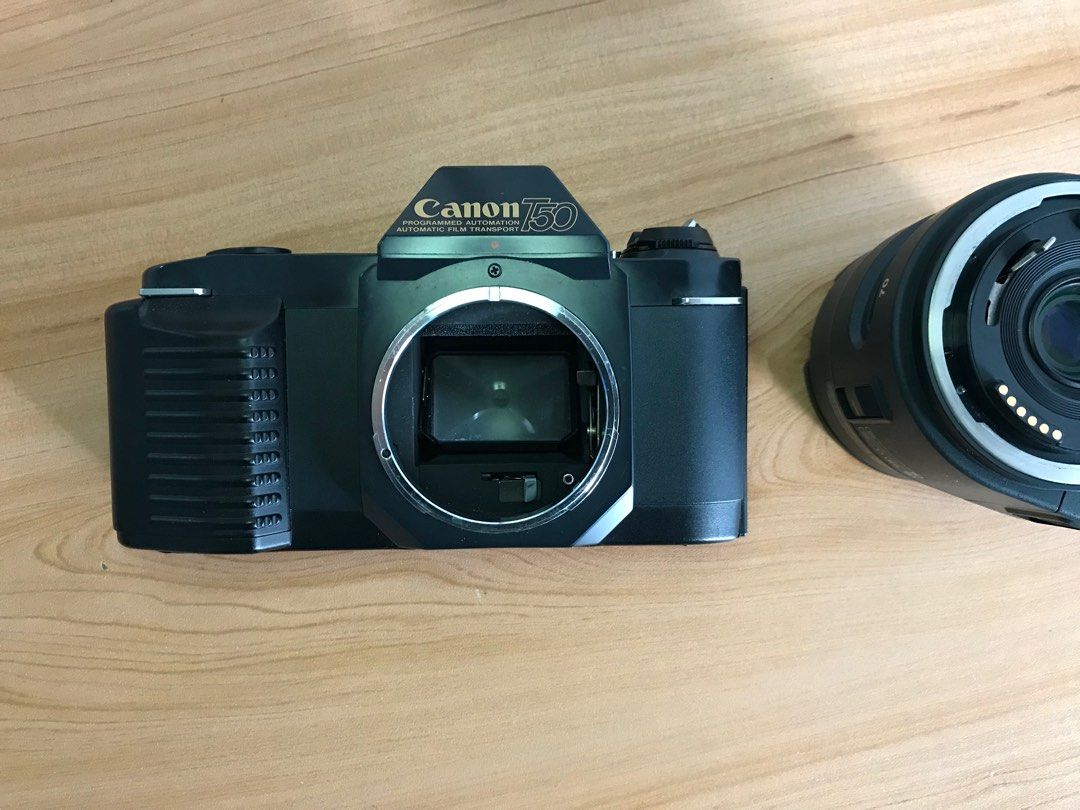 Retro Vintage Film SLR Canon T50 with Canon AC 3570mm F4.5