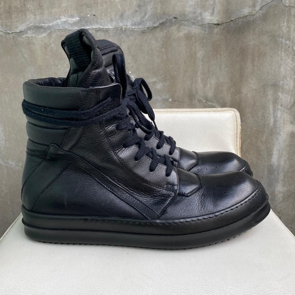 Rick Owens AW2010 Black Black Short Tongue Geobasket