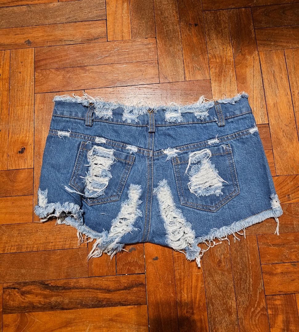 Cheap ripped jean shorts discount