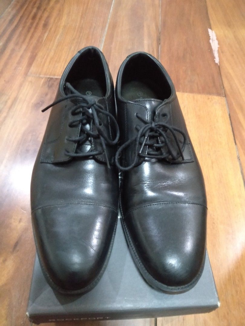 Rockport men's dress shoes black hotsell