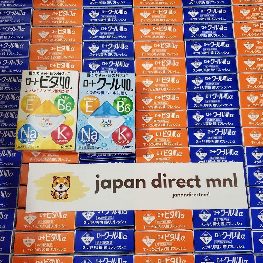 ROHTO 40a Eye Drops Japan (2025 Expiry) Original JapanBought, Beauty & Personal Care, Face