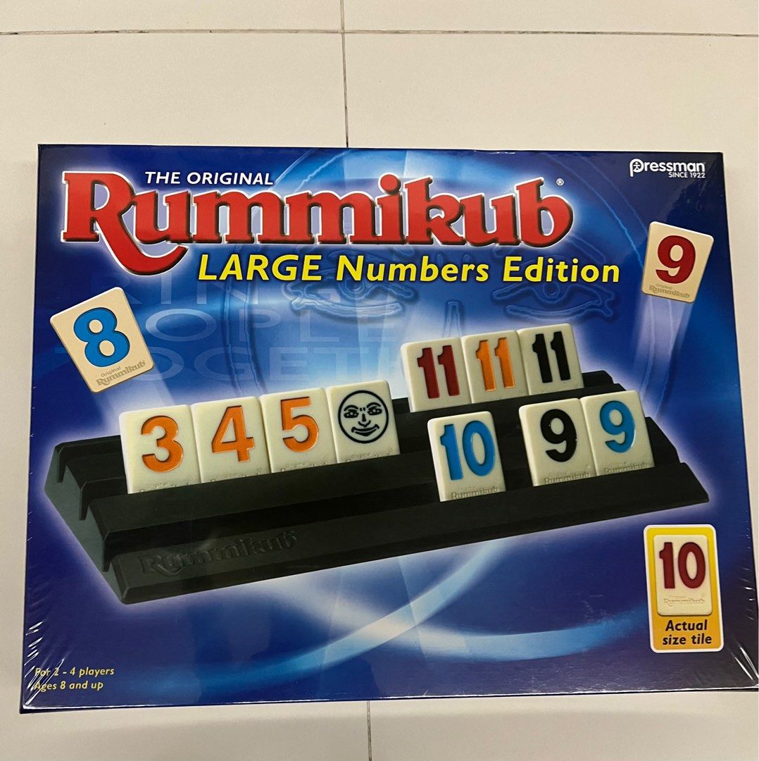 Rummikub Large Numbers Edition Original Hobbies And Toys Toys And Games On Carousell 1949