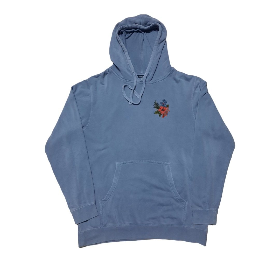 Santa cruz vacation dot blue pigment dyed hoodie shop