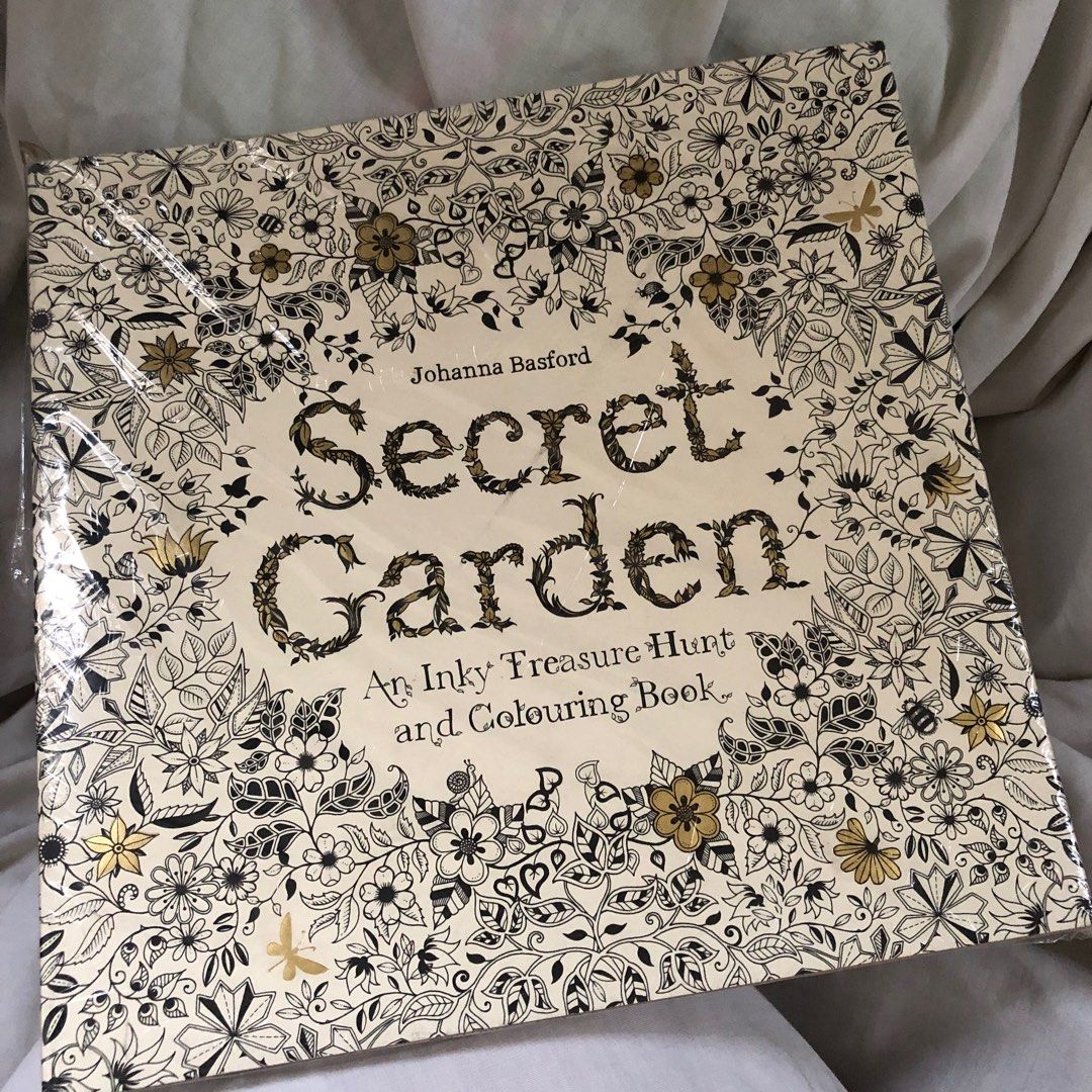 Secret Garden: An Inky Treasure Hunt and Colouring Book, Hobbies & Toys ...