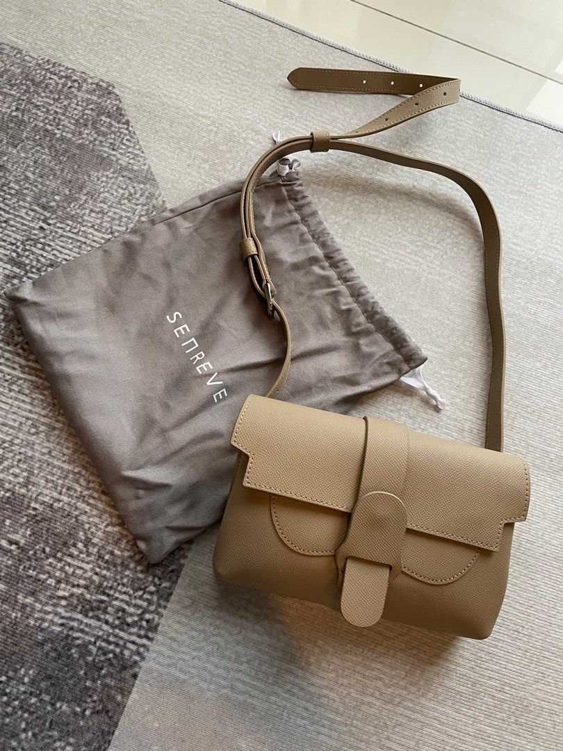 PRE-OWNED SENREVE ARIA Belt Bag - pebbled leather, Cream color £363.49 -  PicClick UK
