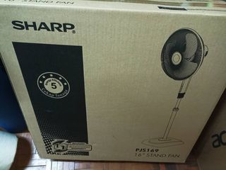 Sharp Brand New Stand Fan worth RM 270 - won from lucky draw