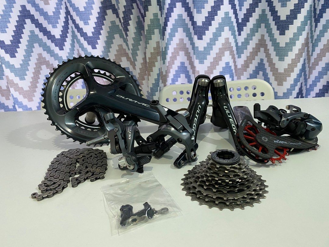 Groupset road hot sale bike bekas