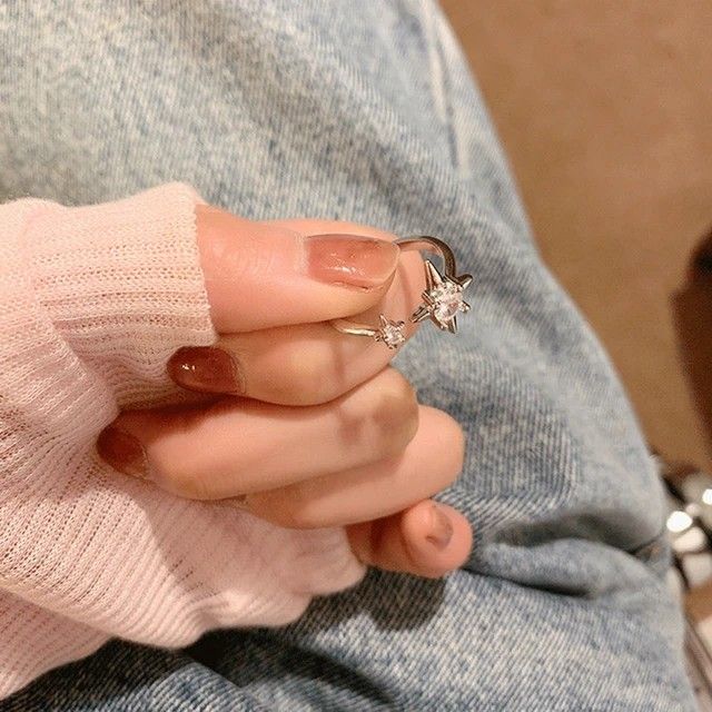 Real silver sales ring for girl