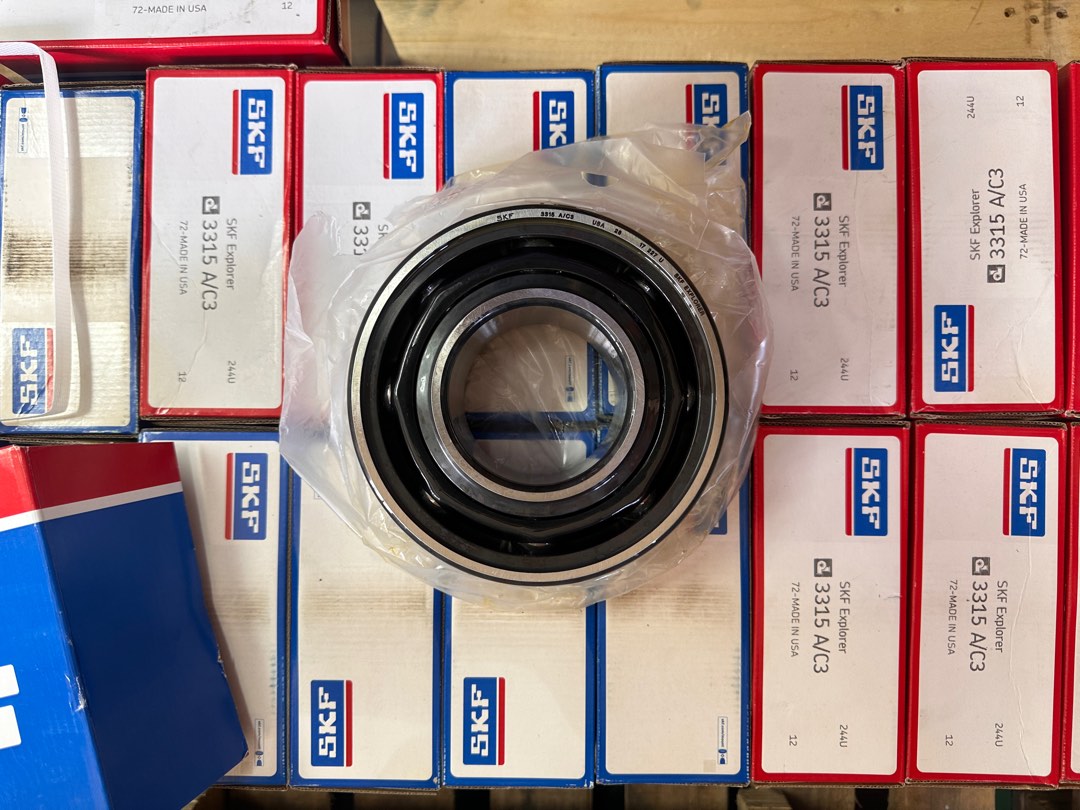 SKF 3315 A/C3 Double row angular contact ball bearings (雙列角接觸球軸承 / 鋼 ...