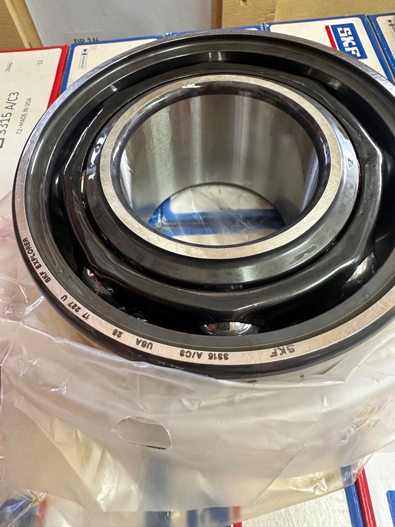 SKF 3315 A/C3 Double row angular contact ball bearings (雙列角接觸球軸承 / 鋼 ...