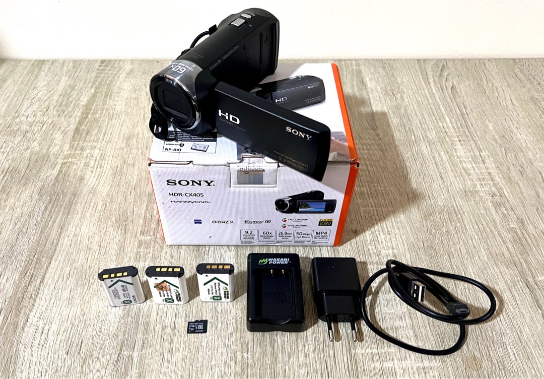 Sony HDRCX405 HD Handycam, Photography, Video Cameras on Carousell
