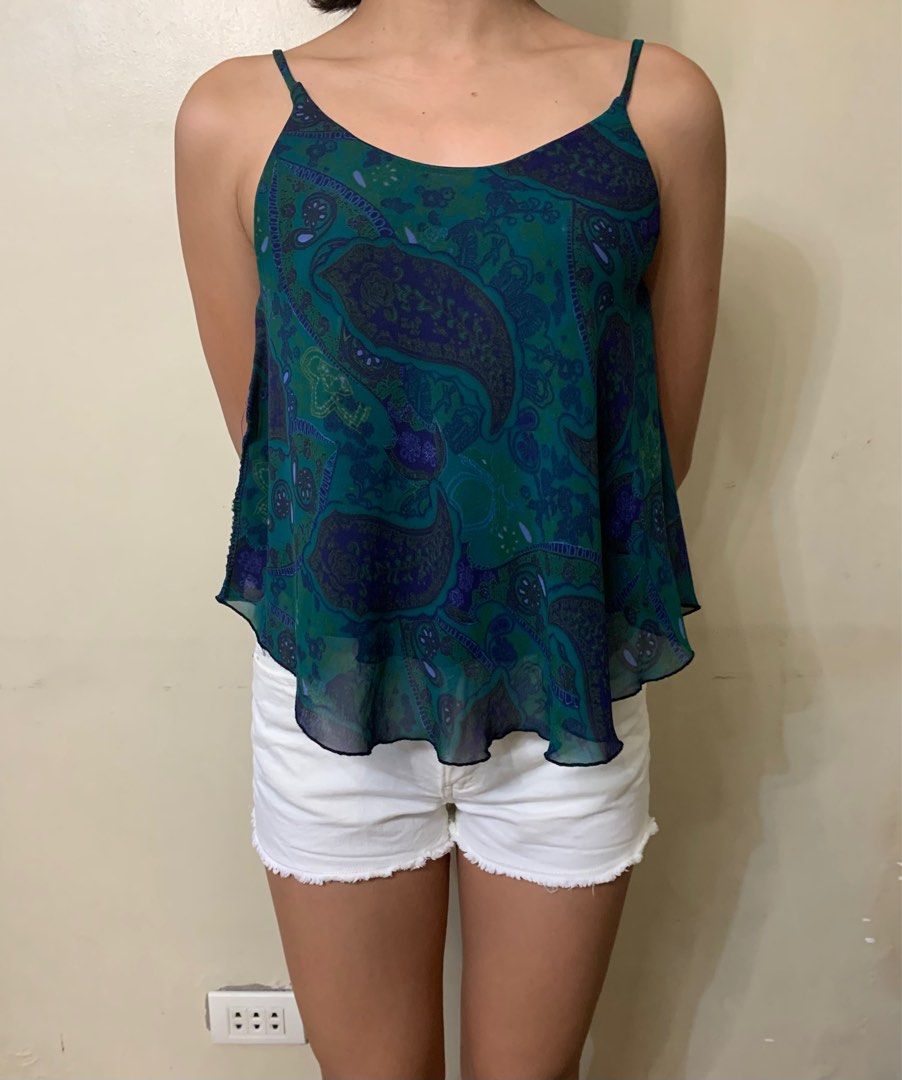 Spaghetti Strap Top, Women's Fashion, Tops, Sleeveless on Carousell