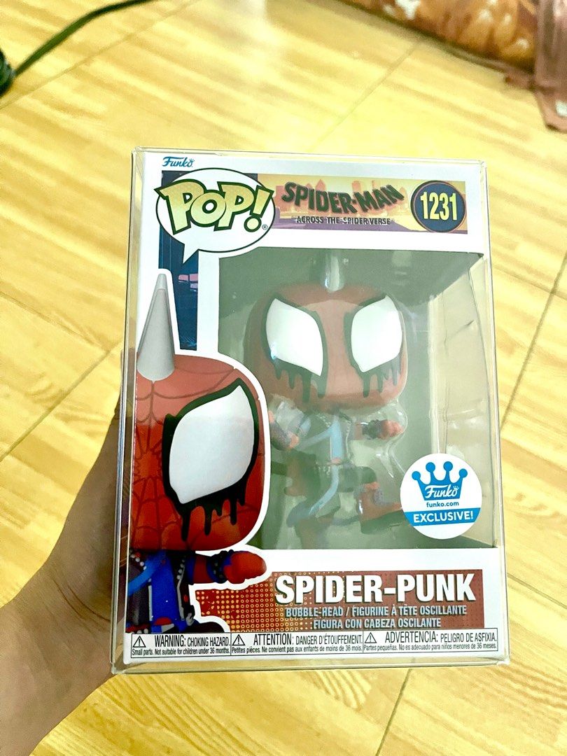 SPIDERMAN ACROSS THE SPIDERVERSE FUNKO (Category: Figurines & Statues) located in Quezon City. Submitted by brainfog2012 (Listing ID 1263080249, Image 2). Description: 1234 Gwen Stacy (Gamestop Exclusive) 1232 Scarlet Spider (Walmart Exclusive) 1231 Spider Punk (Funko Exclusive) 25 Spider-Gwen Comic Cover 81 The Dude 1414 The Dude (2023 Summer Convention LE) 19 The Dude VHS Cover (Funko Fun Run LE 2023).